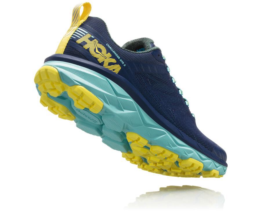 Trail Shoes Womens - Hoka One One Challenger ATR 5 - Blue - BHTNJQP-35